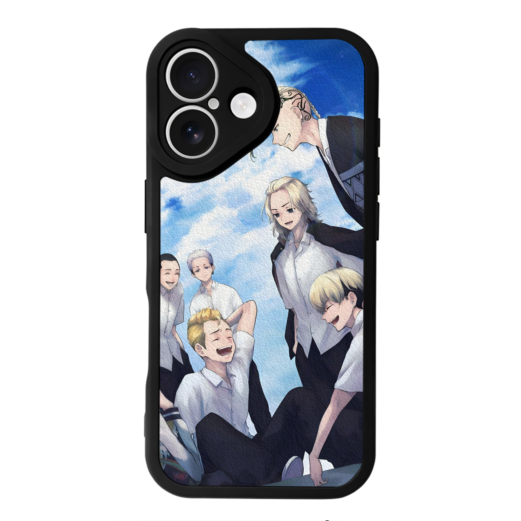 （画像用） 東京リベンジャーズ Tokyo Revengers 【iPhone 16シリーズ対応】シリコンスマホケース（レザー調） 材質：シリコン